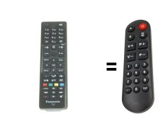 Panasonic TX-32C300E náhradní dálkový ovladač pro seniory