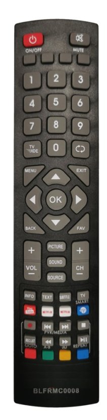 Sharp LC-22CFF4011E replacement remote control of the same appearance