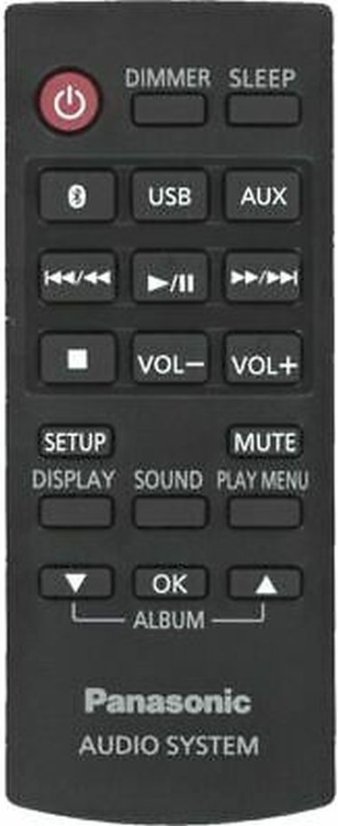 Panasonic N2QAYB001000 originální dálkový ovladač