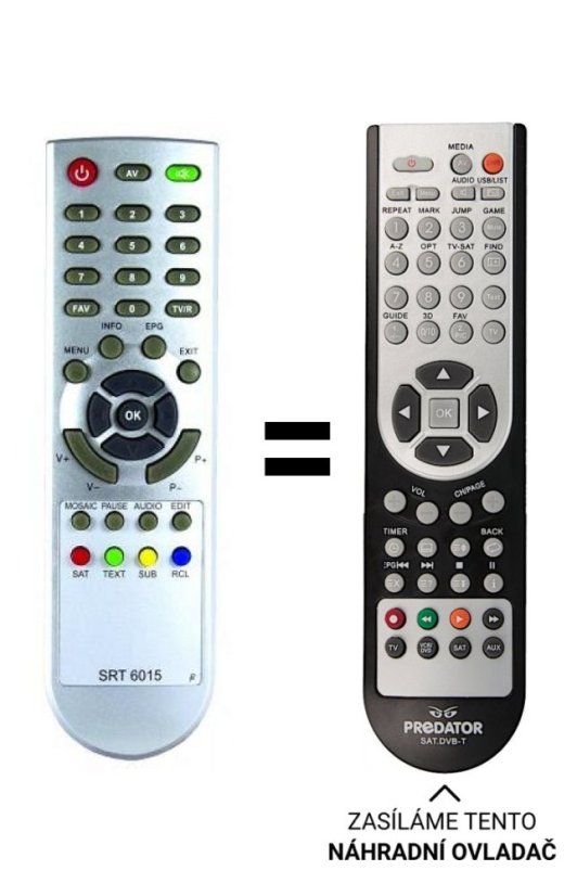 Strong SRT5005, SRT5010, SRT5011, SRT5015, SRT5016, SRT6005 Replacement Remote Control
