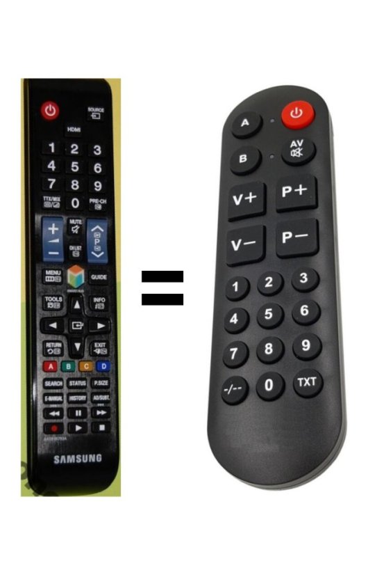 Samsung AA59-00793A náhradní dálkový ovladač pro seniory