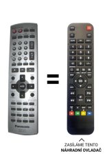 PANASONIC EUR7722010 náhradní dálkový ovladač jiného vzhledu