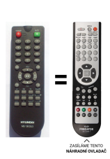 HYUNDAI MS 138 DU3 Replacement Remote Control