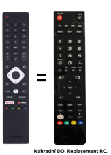 NOKIA RC4220, RC120, Smart TV náhradní dálkový ovladač