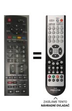 Panasonic EUR7651080 náhradní dálkový ovladač jiného vzhledu