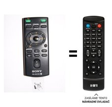 Sony RM-ANU160, RM-ANU159 náhradní dálkový ovladač jiného vzhledu