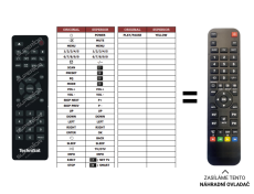 Technisat DIGITRADIO replacement remote control with a different look