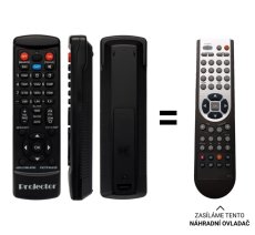 EPSON EMP-822H, EMP-83, EMP-X5, EMP-S5 Náhradné diaľkové ovládanie iného vzhľadu