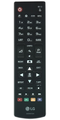 LG AKB74915324 náhradný diaľkový ovládač pre seniorov