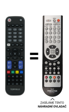 Topfield 35050053  replacement remote control