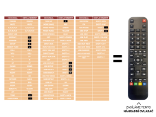 Onkyo HT-548 replacement remote control of a different look