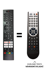 JVC RM-C3607 Náhradné diaľkové ovládanie iného vzhľadu