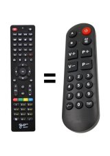 GoSAT GS7010HDi náhradní dálkový ovladač pro seniory