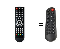 ALMA 2800 SE, DVB-T2 H.265 (HEVC) náhradný diaľkový ovládač pre seniorov