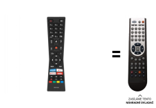 JVC RM-C3338 náhradní dálkový ovladač jiného vzhledu