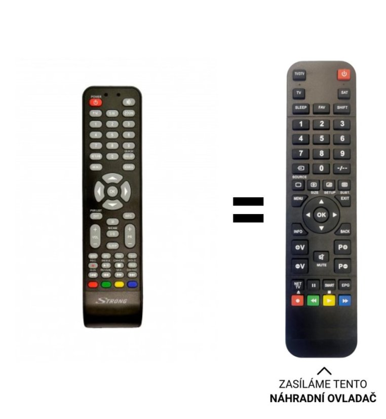 Skyworth 32E360, 40E360, 50E360 replacement remote control of a different appearance