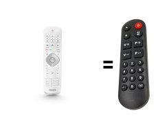 Philips YKF346-003 náhradní dálkový ovladač pro seniory