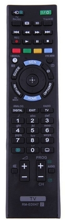 Sony  RM-ED009 náhradný diaľkový ovládač podobného vzhľadu.