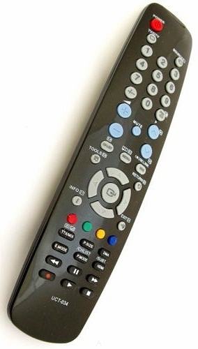 Samsung PS50A416C1DXXH  náhradný diaľkový ovládač podobného vzhľadu.