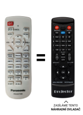 Panasonic N2QAYA000146 náhradný diaľkový ovládač iného vzhľadu