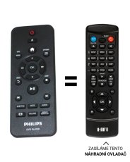 Philips 996510056836 náhradní dálkový ovladač jiného vzhledu