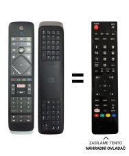 Philips YKF400-002 náhradný diaľkový ovládač iného vzhľadu bez zadní klávesnice