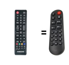 Samsung BN59-01324A náhradní dálkový ovladač pro seniory