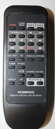 Kenwood RC-R0300 RC-R0301 KRA3080 replacement remote control with the same description
