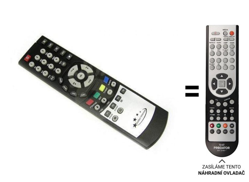 Golden InterStar Xpeed Gi T/S 7700, GI S 7800, 8001, 8005, GI-T/S870 CRCI Replacement Remote Control.