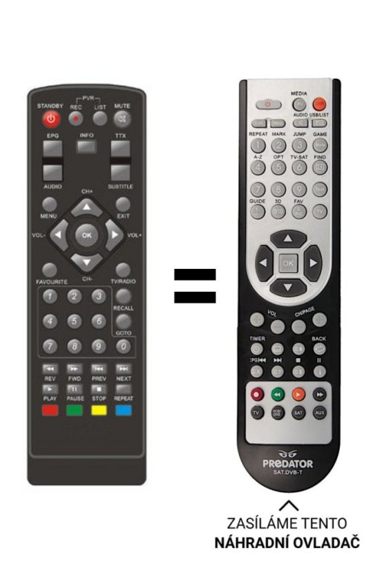 TESLA TE-320 Version 1 Replacement Remote Control