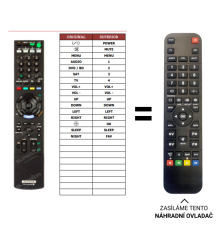 Sony RM-ANP006 náhradní dálkový ovladač jiného vzhledu