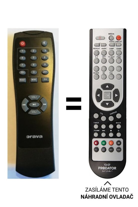 ORAVA RPS-500, RPS500 Replacement Remote Control