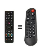Gogen TVF40284 náhradní dálkový ovladač pro seniory