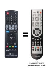LG AKB73735801 náhradní dálkový ovladač jiného vzhledu