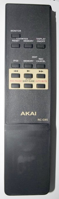 AKAI RC-G65 RC-G95 RC-G959 replacement remote control with the same description