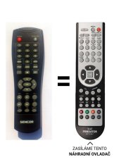 SENCOR SDV7201H SDV7304H Replacement Remote Control