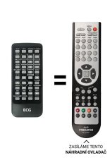 ECG DVP7610DVB-T Replacement Remote Control