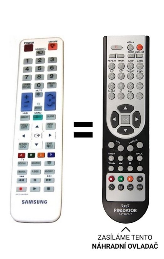 Samsung AA59-00446A náhradní dálkový ovladač jiného vzhledu