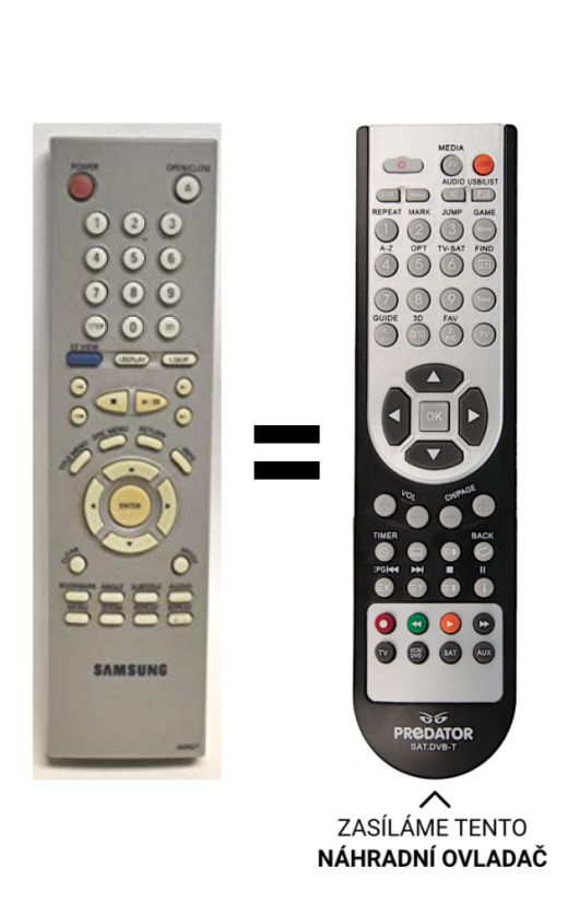 Samsung AH59-00092T náhradní dálkový ovladač jiného vzhledu