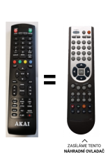 Akai rokov 32FS3288 Náhradné diaľkové ovládanie iného vzhľadu
