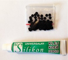 Conductive rubber bands for repairing remote controls