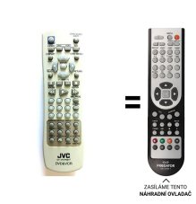 JVC 6711R1P081F náhradní dálkový ovladač jiného vzhledu
