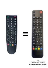 Grundig Vision 2 náhradný diaľkový ovládač iného vzhľadu