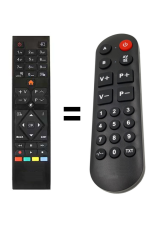 JVC RC39105 náhradní dálkový ovladač pro seniory