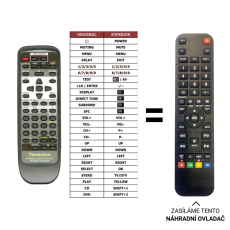 Technics EUR646496 replacement remote control of another appearance
