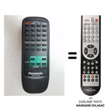 Panasonic 644853 náhradné diaľkové ovládanie iného vzhľadu