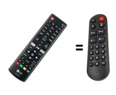 LG AKB75095308, AKB75675325 náhradní dálkový ovladač pro seniory