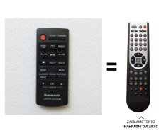 Panasonic N2QAYC000079 Náhradné diaľkové ovládanie iného vzhľadu
