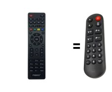 Maxxo DVB -T2 ANDROID BOX náhradný diaľkový ovládač pre seniorov