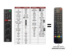Sony KD-49XE9005 náhradný diaľkový ovládač iného vzhľadu